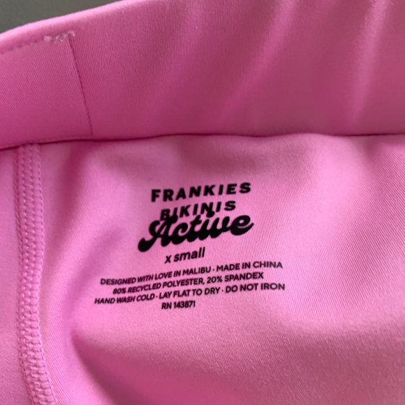 **RELISTED**BNWT FRANKIES BIKINI WINDY TENNIS MINI SKIRT PINK SZ XS - Picture 7 of 12